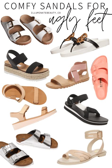 best sandals for ugly feet.